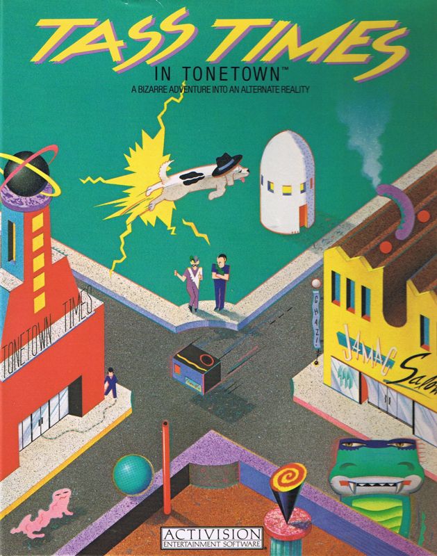 Tass Times In Tonetown box art for Atari ST